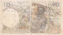 French West Africa 10 Francs - Hunters - 19-12-1952 - Serial O.96 - P.37
