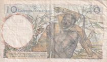 French West Africa 10 Francs - Hunters - 22-04-1948 - Serial B.52 - P.37
