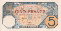 French West Africa 100 Francs - Dakar - 17-02-1926 - Serial M 3160 - VF+ to XF- P.5c