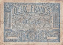 French West Africa 2 Francs - Blue - ND (1944) - P.35