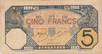 French West Africa 5 Francs - Dakar - 13 January 1928 - Series S 4131