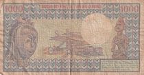 Gabon 1000 Francs - Omar Bongo - 1985 - Serial G.10 - P.3d