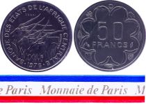 Gabon 50 Francs - 1976 - Test strike
