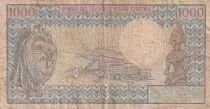 Gabun 1000 Francs - Omar Bongo - 1978 - Serial U.6 - P.3c