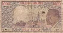 Gabun 1000 Francs - Omar Bongo - 1985 - Serial G.10 - P.3d