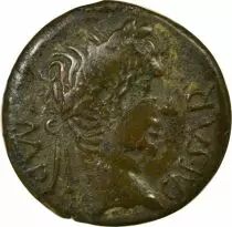 Gallia Belgica, Augustus - Quadrans, Eagle - 15 / 10 Av JC Reims