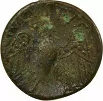 Gallia Belgica, Augustus - Quadrans, Eagle - 15 / 10 Av JC Reims