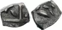Gallia Drachme, Volcae Tectosages - Drachm Cubist head - 12 e ex