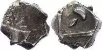 Gallia Drachme, Volcae Tectosages - Drachm Cubist head - 7 e ex