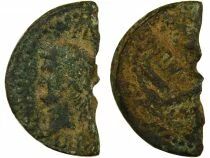 Gallia Narbonensis, Augustus & Agrippa - As, 3rd Type - 8 / 3 BC Nemausus
