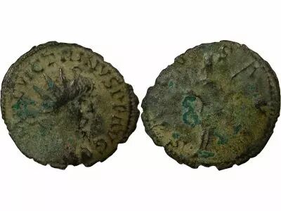 Gallic Empire Antoninianus - Victorinus - PAX AVG, mint error - Cologne
