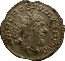 Gallic Empire Postumus - Antoninianus, Hercules, the Peacemaker - 262 Trier