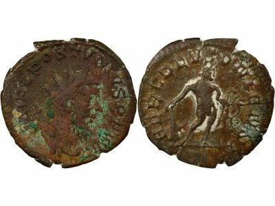 Gallic Empire Postumus - Antoninianus, Hercules of Deutz  - 260 / 261 Trier