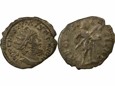 Gallic Empire Postumus - Antoninianus, Standing Emperor - 263 / 265 Trier