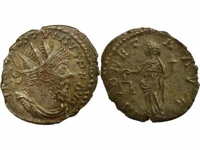 Gallic Empire Postumus - Antoninianus, Standing Moneta  - 263 / 265 Trier