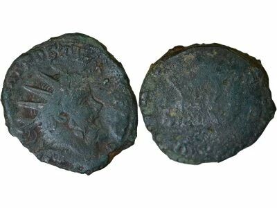 Gallic Empire Postumus - Double Sesterce, Galley - 261 / 267