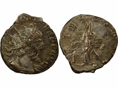 Gallic Empire Victorinus - Antoninianus, Pietas - 270 Cologne