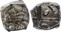 Gallien Drachme, Volcae Tectosages - Drachm Cubist head - 6 e ex