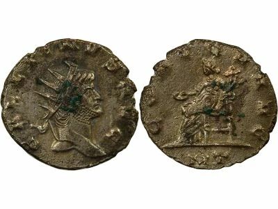 Gallienus - Antoninianus, Seated Concordia - 268 Mediolanum