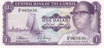 Gambia 1 Dalasi - Sir Dawda K. Jawara - Agriculture - ND -1971-1987) - P.4d