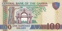 Gambia 100 Dalasis - Bird - Arch - ND (2006) - P.29b