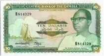 Gambie 10 Dalasis  - D. Kairaba Jawara  - (1987-90)