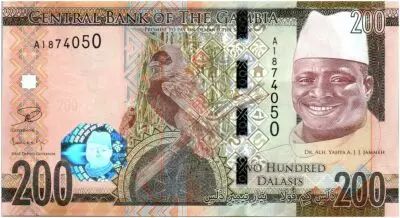 Gambie 200 Dalasis Oiseau - Dr Alh Yahya J. J. Jammeh - 2015