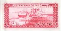 Gambie 5 Dalasis  -  D Kairaba Jawara -  (1972-86)