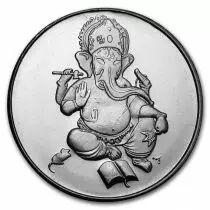 Ganesh - Om - 1 Once Argent