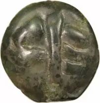 Gaul Leuci - Potin, with \ Indian Head\  - 75 / 50 BC