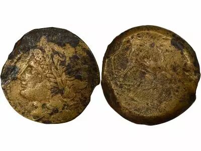 Gaul Massalia - Hemilitron with Bull - 220 / 211 BC