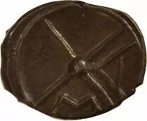 Gaul Massalia - Obol, Head left - 121 / 82 BC