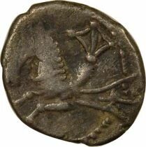 Gaule (Allobroges) Denier Argent, &agrave; l\'Hippocampe - 75 / 70 Av JC