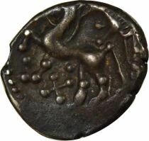 Gaule (Bituriges Cubes) Denier Argent, Sanglier & Croisette - 80 / 50 Av JC