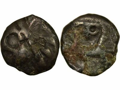Gaule (Leuques) Potin, � la T�te d\'Indien - 75 / 50 Av JC