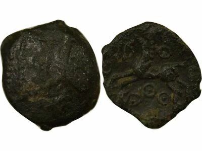 Gaule (R�mes) Bronze, au Cheval & Annelets - 60 / 50 Av JC