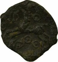 Gaule (R&egrave;mes) Bronze, au Cheval & Annelets - 60 / 50 Av JC
