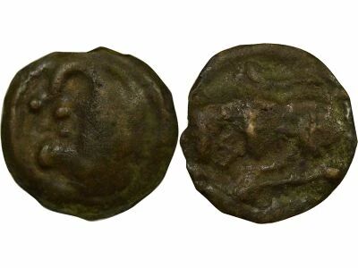 Gaule (Turons) Potin, � la T�te Diabolique - 60 / 40 Av JC