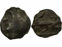 Gaule (Turons) Potin &agrave; la T&ecirc;te Diabolique - Ie Si&egrave;cle Av JC