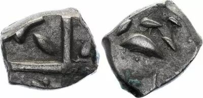 Gaule Drachme, Volques Tectosages - Drachme � la t�te cubiste - 12 em ex