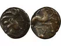 Gaule &Eacute;duens - Denier &agrave; la Lyre - Bibracte, Ier si&egrave;cle Av JC