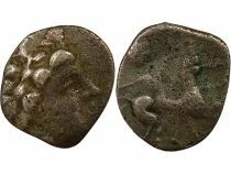 Gaule Obole Argent, au Cavalier - IIe / Ie Av JC