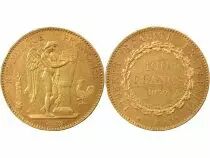 Genius - 100 Gold Francs, Dieu Prot&egrave;ge la France - 1879 A Paris