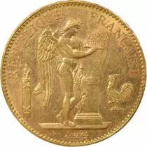 Genius - 100 Gold Francs, Libert&eacute; Egalit&eacute; Fraternit&eacute; - 1908 A Paris