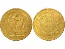 Genius - 20 Gold Francs,  IInd Republic - 1849 A Paris