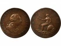 George III - 1/2 Penny, 2nd Portrait - 1799 Soho