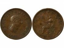 George III - 1/2 Penny, 2nd Portrait - 1807 Soho