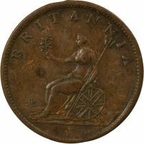 George III - 1/2 Penny, 2nd Portrait - 1807 Soho