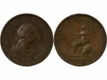 George III - 1/2 Penny, 3rd Portrait - 1799 Soho