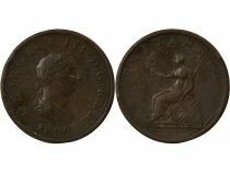 George III - 1/2 Penny, 4th Portrait - 1806 Soho